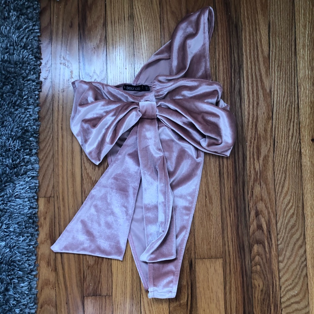 Velvet body suit lingerie